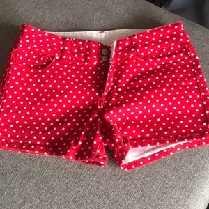 dELiA*s | Shorts | Redwhite Polka Dot 